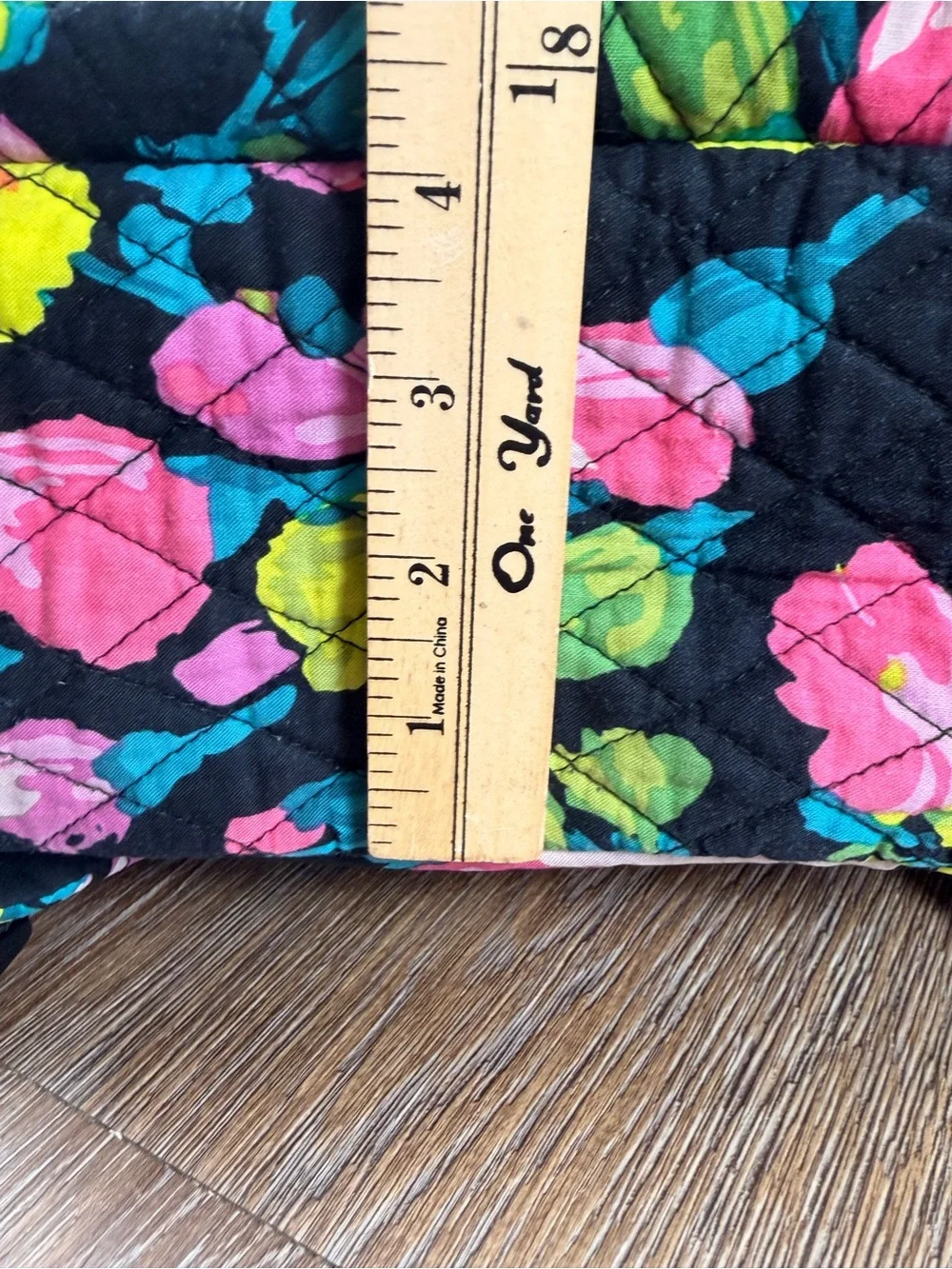The Vera Bradley Essential Backpack in Retired Hilo Meadow Floral Quilted